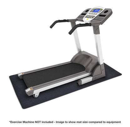 MotionTex Exercise Equipment Mat for Under Treadmill, Rowing Machine, Elliptical, Fitness Equipment, Home Gym Floor Protection, 36" x 72", Black