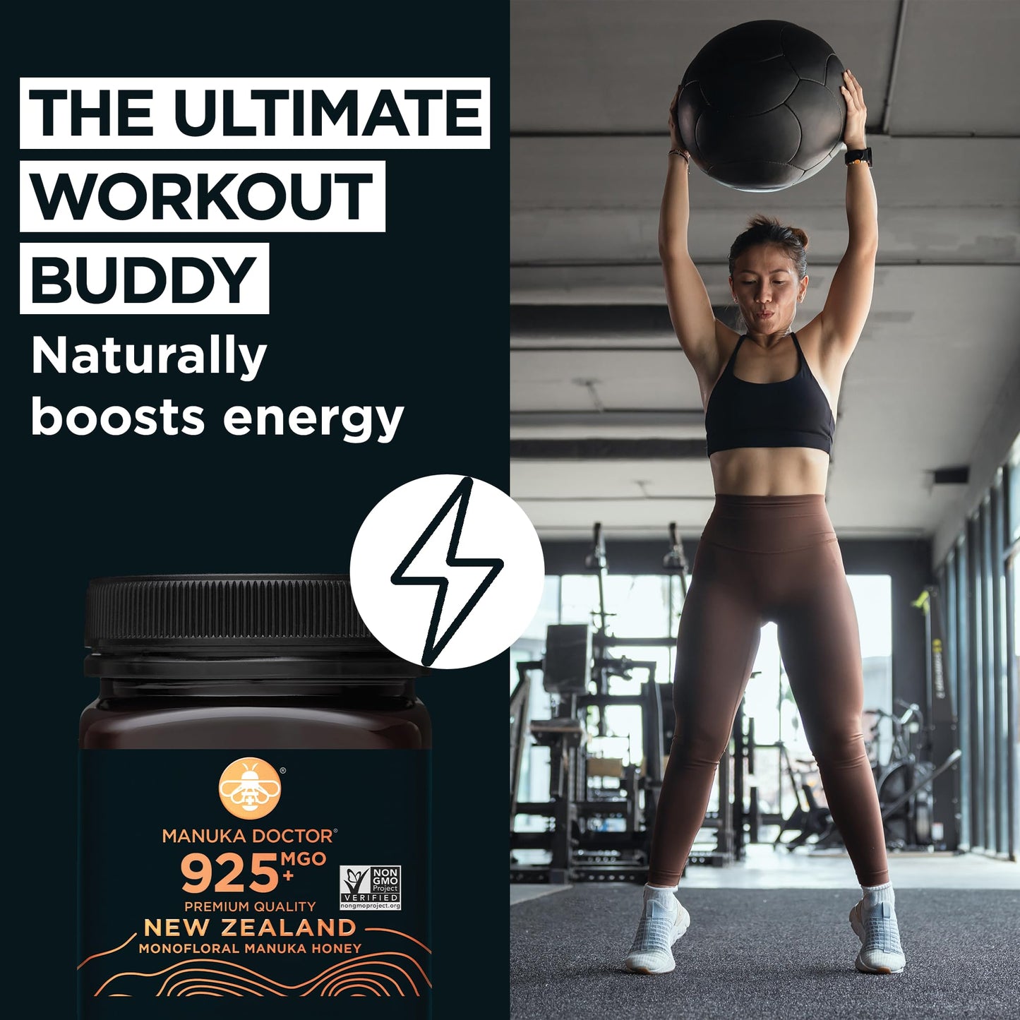 MANUKA DOCTOR - MGO 925+ Manuka Honey Monofloral, 100% Pure New Zealand Honey. Certified. Guaranteed. RAW. Non-GMO (8.75 oz)