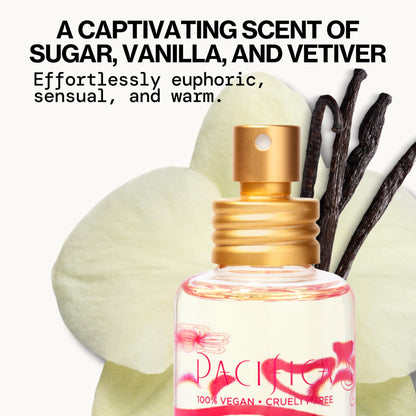Pacifica Island Vanilla Perfume – Clean Vanilla Fragrance for Women - Warm Tropical Aroma - Long-Lasting Clean Beauty Non Toxic Scent, Vegan & Cruelty-Free, 1 oz Travel-Friendly Spray