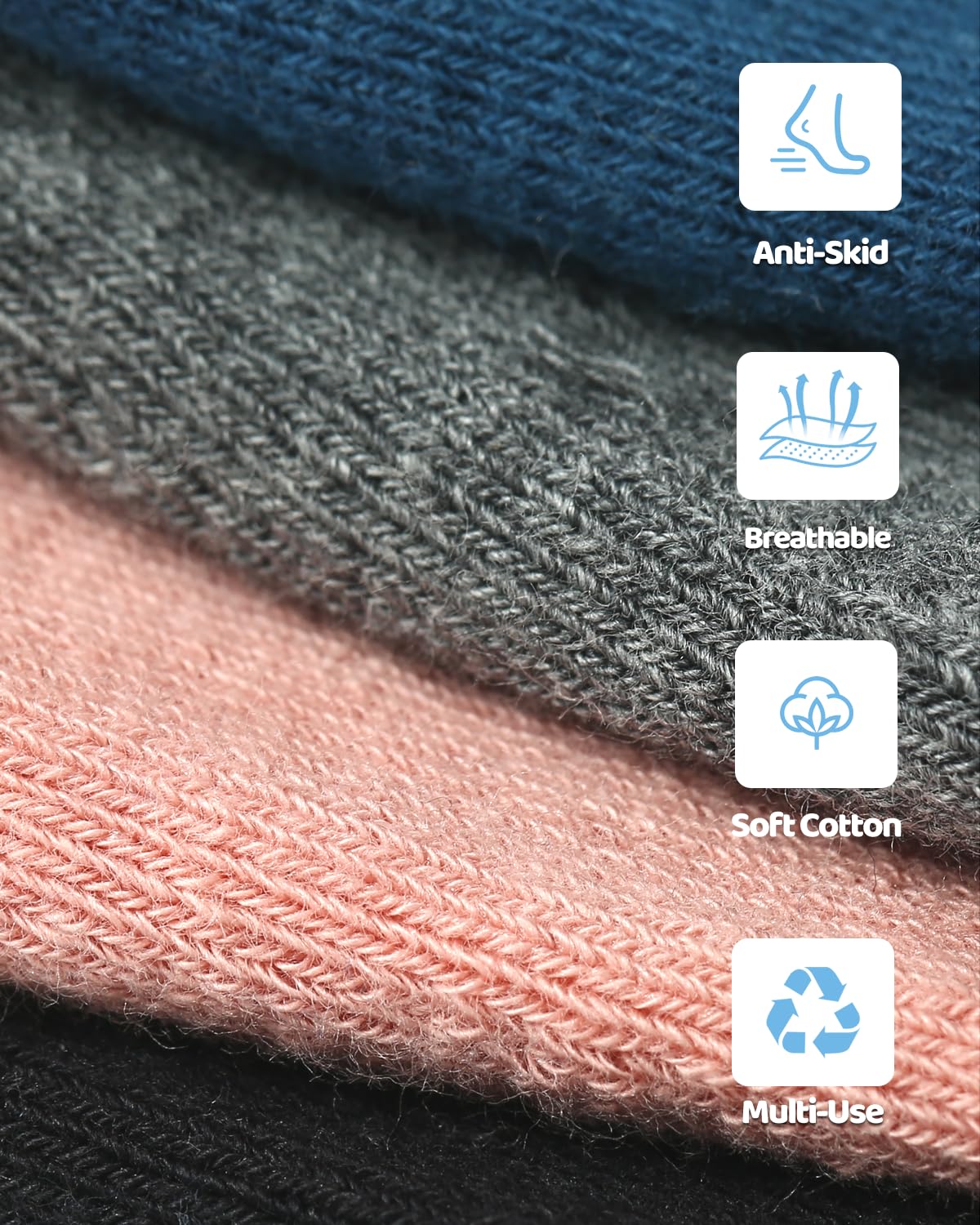 Pilates Grip Socks for Women Men Girls Non Slip Skid Yoga Black Cute Socks Pure Barre Socks with Grips and Straps Anti Slip Grippy Ideal for Ballet Dance Barefoot Workout Home Hospital Gripper Socks