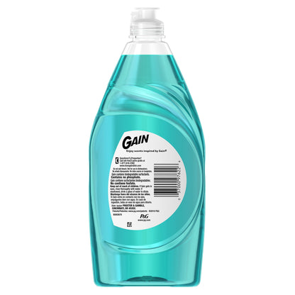 Gain Ultra Bleach Alternative Dishwashing Liquid Dish Soap, Honey Berry Hula, 21.6 fl oz