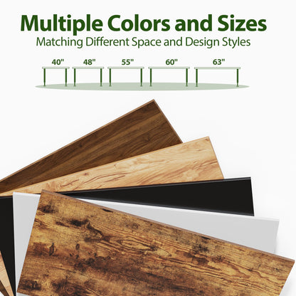 Agilestic Electric Standing Desk, 48 x 24 Inches Height Adjustable Desk, Sit Stand up for Work Office Home, Ergonomic Rising Computer Table with Memory Preset, Rustic Brown