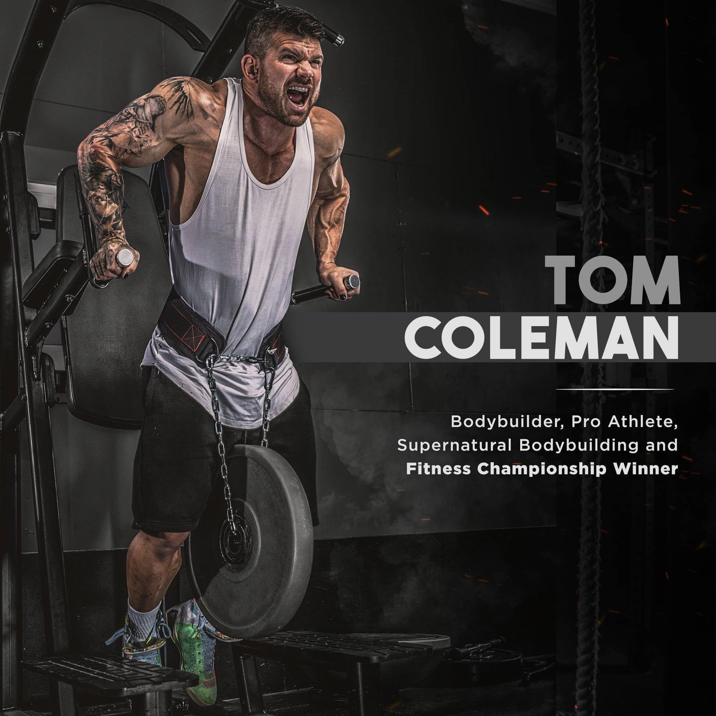 RDX Dip Belt for Weight Lifting, Heavy Duty 36 Inch Adjustable Steel Chain, Dipping Belt Chin Pull Ups Gym Training Bodybuilding Powerlifting Fitness Workout, 6” Padded Neoprene Back Support Men Women