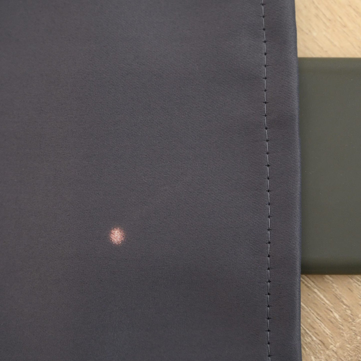 Pickluc Dark Grey Cafe Curtain - Half Window, 30 Inches Length, Rod Pocket, Small Kitchen Curtain, Blackout for Small Windows - 30" Wide x 30" Long, 2 Panels Set