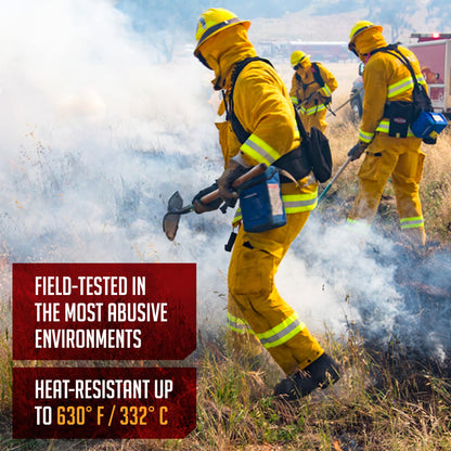 IRONLACE Unbreakable Round Bootlaces - Indestructible, Waterproof & Fire Resistant Boot & Shoe Laces, 1500-Pound Breaking Strength/Pair, Black, 54-Inch, 3.2mm Diameter, 1-Pair