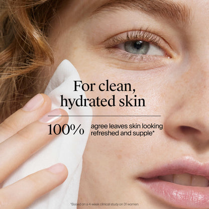 Neutrogena Hydro Boost Ultra-Soft Micellar Cleansing Wipes with Hyaluronic Acid, Hydrating Makeup Remover Wipes Remove Dirt & Waterproof Makeup, Hypoallergenic, Plant-Based Cloth, 2 x 25 ct