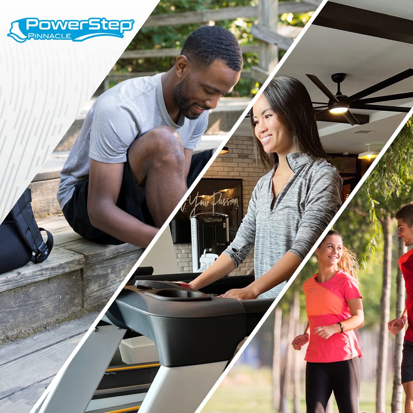 PowerStep Pinnacle Insoles - Orthotics for Plantar Fasciitis Relief – Made in USA Orthotic Insoles for Arch Support with Moderate Pronation - #1 Podiatrist Recommended (M 6-6.5 W 8-8.5)