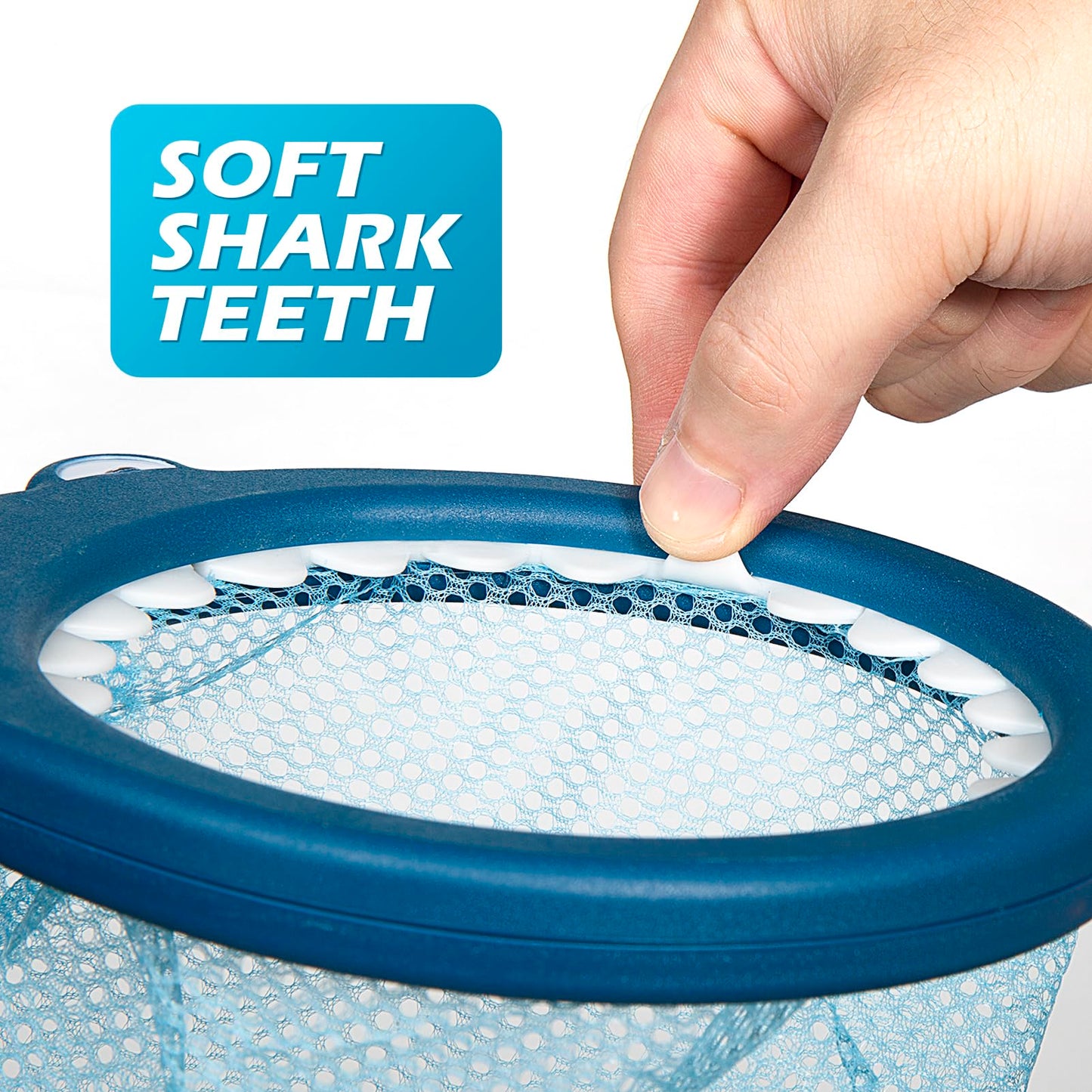 No Hole Mold Free Bath Toys for Toddlers 1-3, Water Toys for 6-12 Months Infants with Storage Bag, Baby Shark Toys for Pool, Bathtub, Beach, Shower, Tub, Kids Boys Girls Gifts