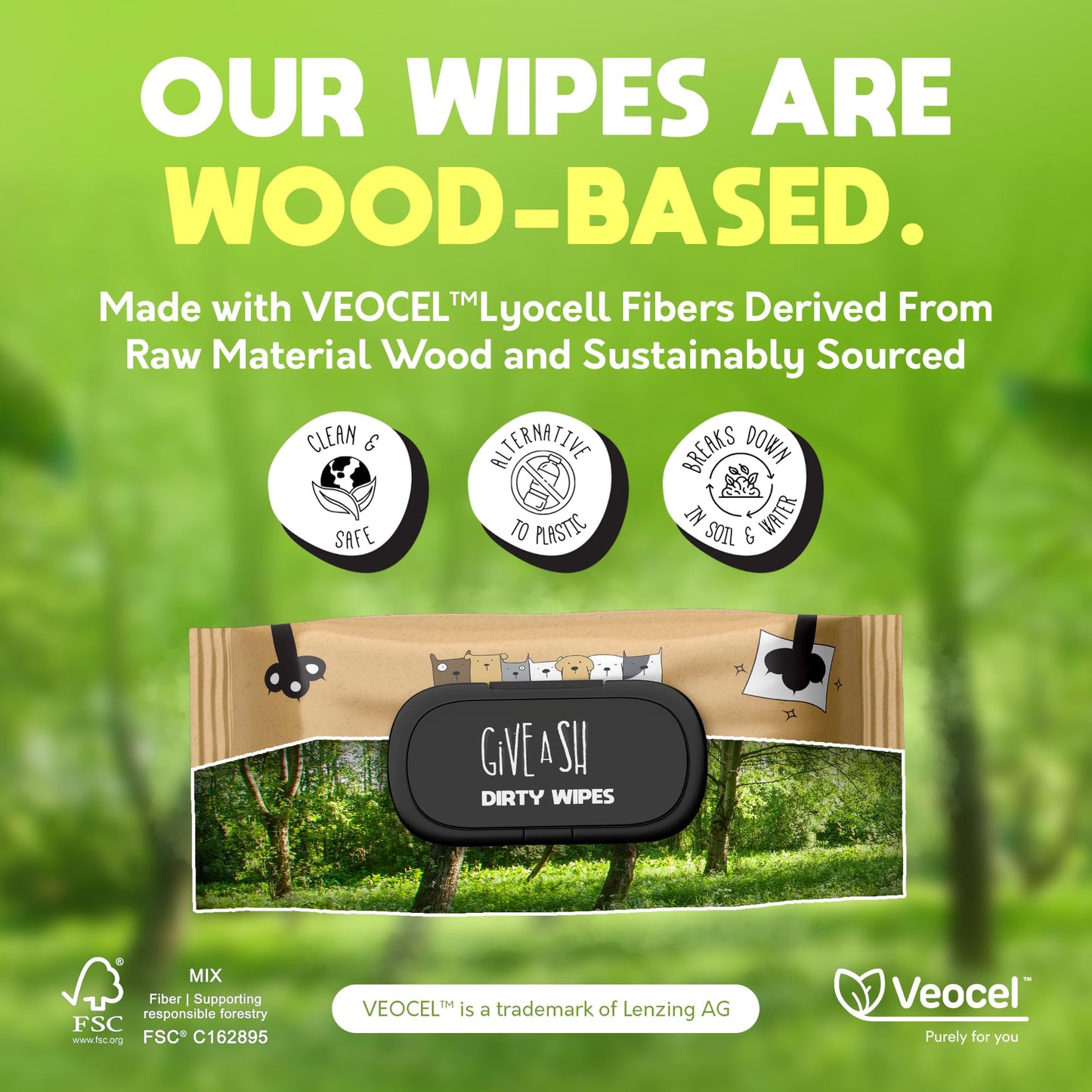 Lick-Safe Pet Wipes for Dogs & Cats - Vet-Approved & Hypoallergenic - Cleans Mud, Odors & Dander - Feline & Dog Wipes for Paws, Face & Butt - Earth-Friendly & Unscented Cat Cleaning - Pack of 400