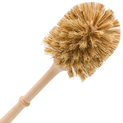 Redecker Union Fiber Toilet Brush with Untreated Beechwood Handle, Made in Germany