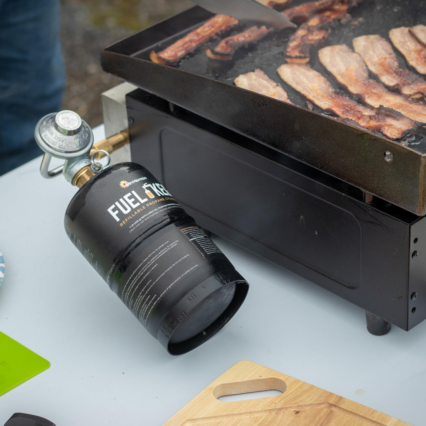 Mr. Heater Fuel Keg. - 1 lb. / 16 oz. Empty Refillable Propane Tank – DOT Certified