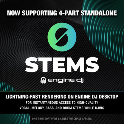 Numark Mixstream Pro Go Portable DJ Controller with Battery, Mixer with Stem Separation, Speakers, WiFi Streaming, Touchscreen, works with Serato DJ