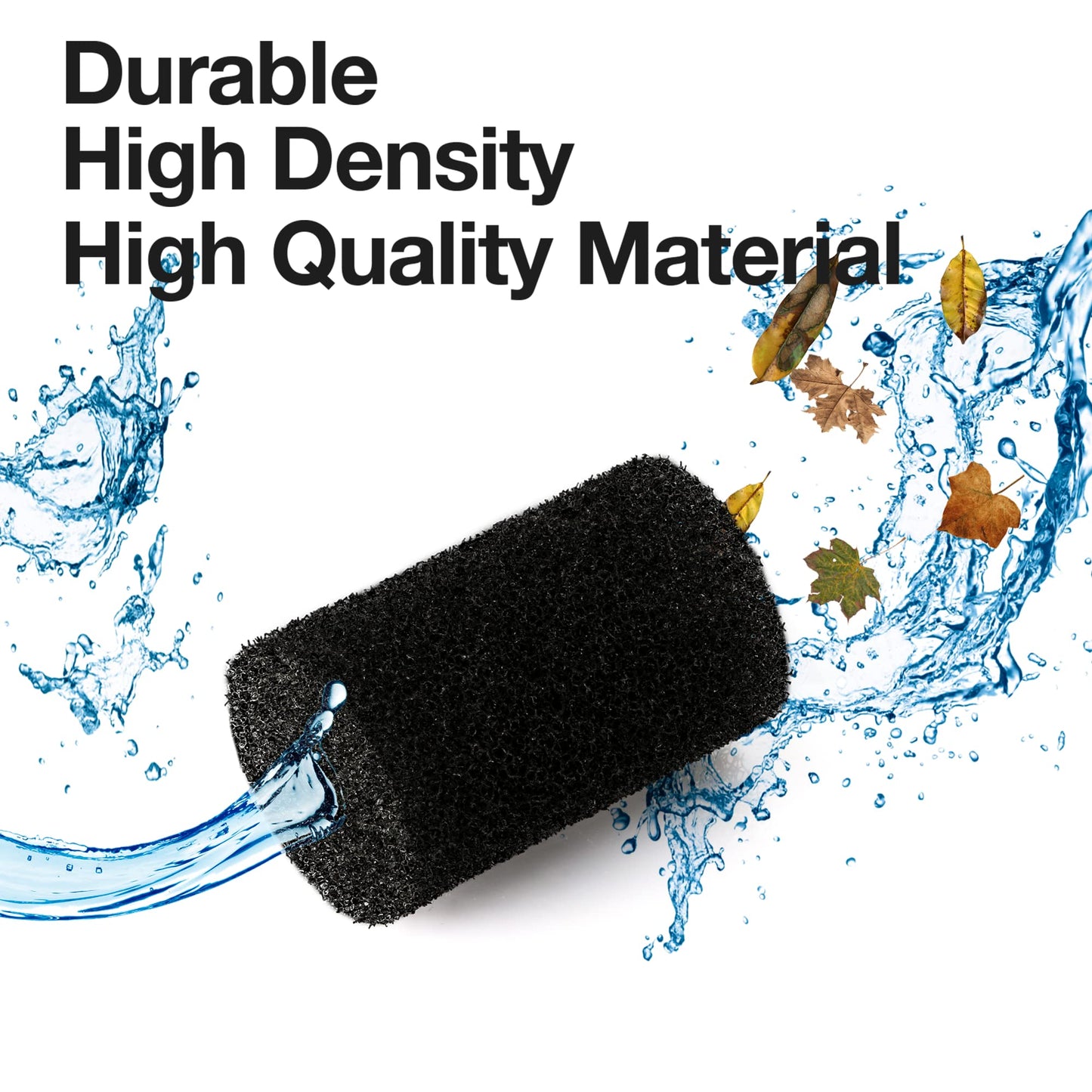 Pool Hose Tail scrubbers,12 Pack Tail Sweeps Scrubber Replacement High Density Sweep Hose Scrubber Pool Pre-Filter Intake Sponge as Polaris Pool Cleaner Parts Fits for Polaris Vac-Sweep Pool Cleaner