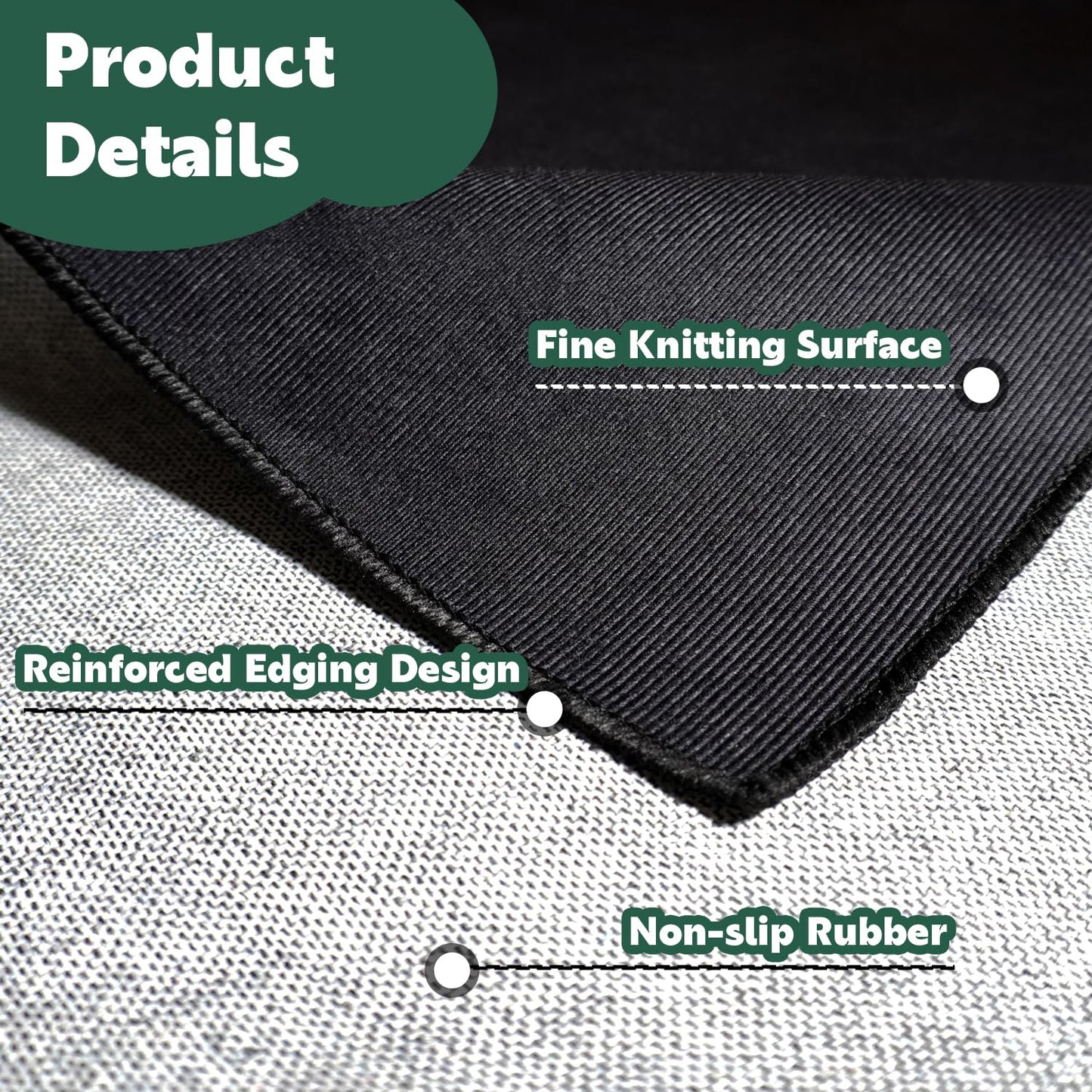 Qintan Drum Rug, Drum Mat with Non-Slip Grip Bottom(4x5.3Ft), Drum Carpet for Noise Reduction, Drum Pad for Jazz Drum & Electric Drum Set, Ideal Gift for Drummers, Drum Accessories, 47x63in, Black