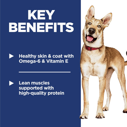 Hill's Science Diet Adult 1-6, Adult 1-6 Premium Nutrition, Dry Dog Food, Chicken & Barley, 15 lb Bag