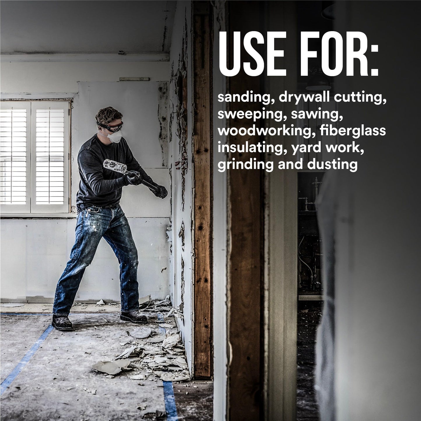 3M Aura Particulate Respirator 9205+ N95, Lightweight, Three Panel Designed Respirator Helps Provide Comfortable And Convenient Respiratory Protection, 10-Pack