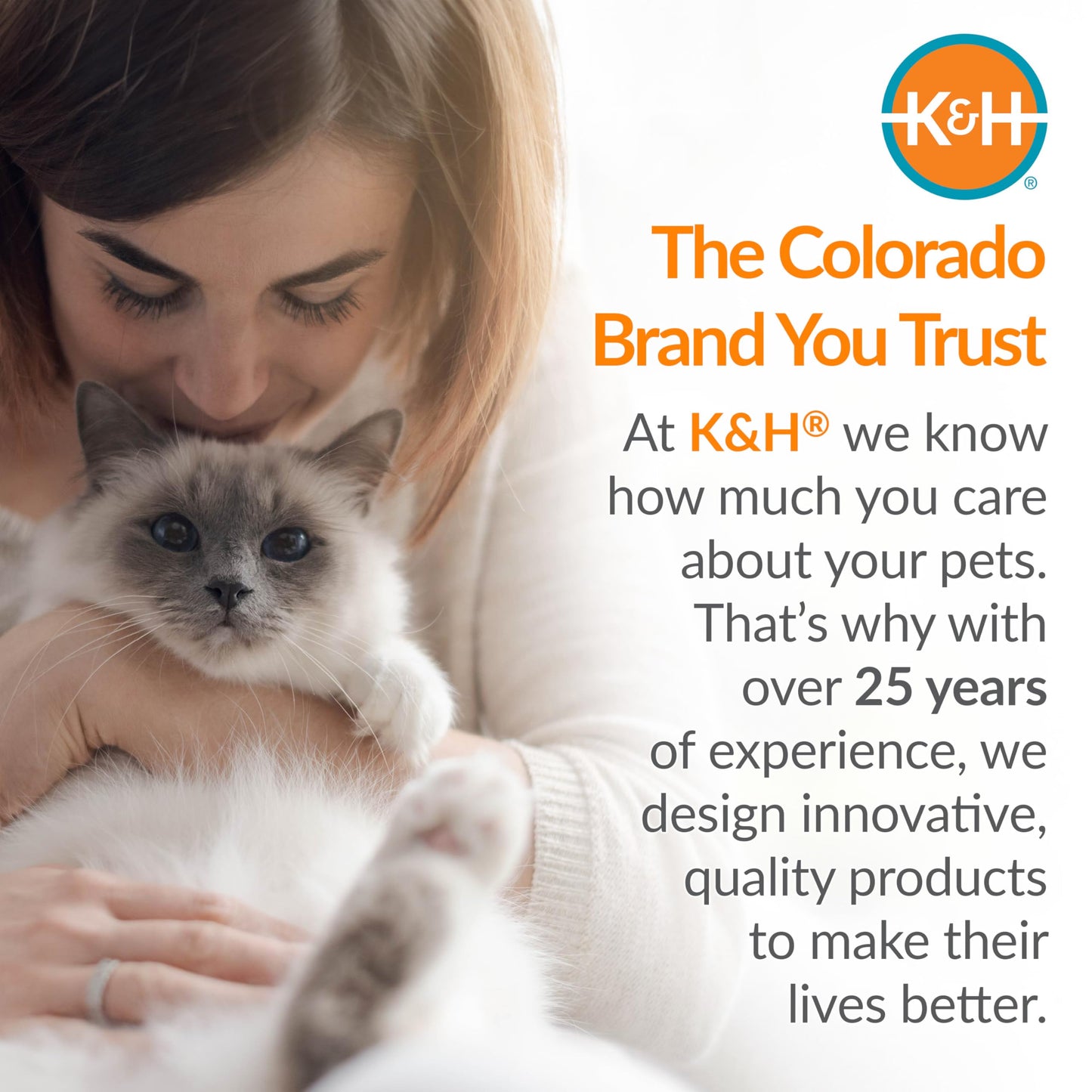 K&H Pet Products EZ Mount Cat Window Perch for Large Cats, Sturdy Kitty Sill Window Hammock Bed, Steel Frame, Sturdy Suction Cups, Washable Shelf Cover, Foldable - Fits 27"W X 23"H Glass Spaces