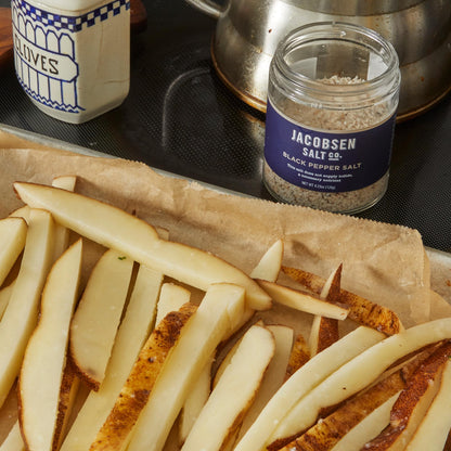 Jacobsen Salt Co. Black Pepper Kosher Sea Salt, Non-Iodized, 4.23 oz