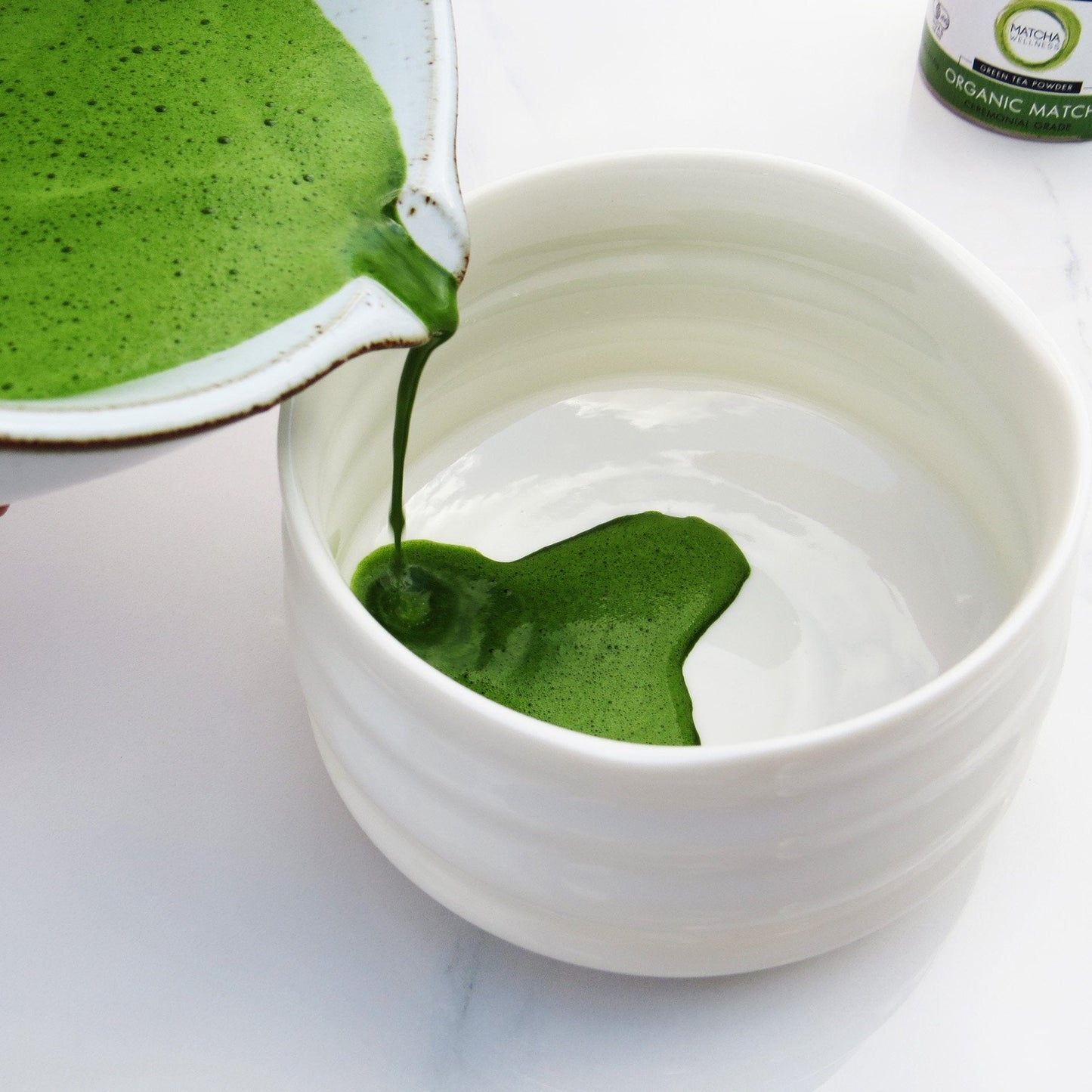 Matcha Wellness Ceremonial Grade Matcha Powder – Organic First Harvest Japanese Green Tea from Kyoto – 1.4oz – No Sugar, No Additives, No Gluten