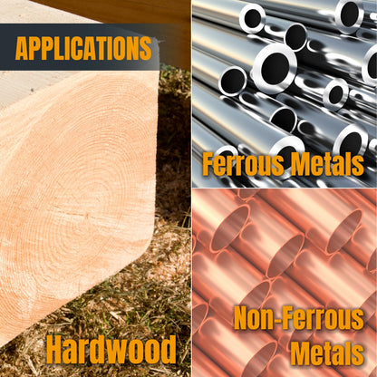 POWERTEC 6 x 48 Inch Zirconia Sanding Belts, 3PK, 60 Grit Belt Sander Sanding Belt for Bench Sander, Belt and Disc sander, Woodworking & Paint Removal, Metal Polishing (464806Z-3)