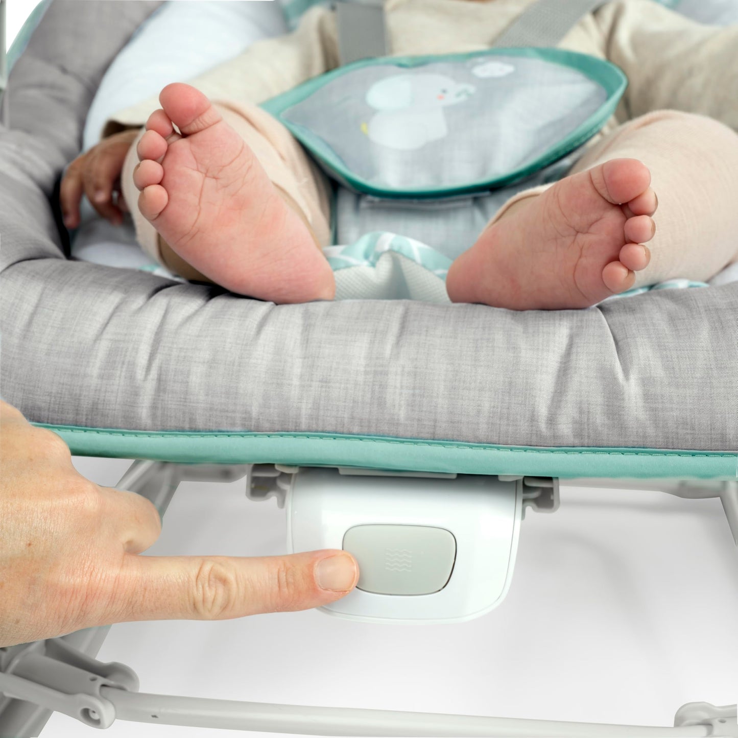 Ingenuity Keep Cozy 3-in-1 Grow with Me Vibrating Baby Bouncer, Seat & Infant to Toddler Rocker, Vibrations & -Toy Bar, 0-30 Months Up to 40 lbs (Weaver)