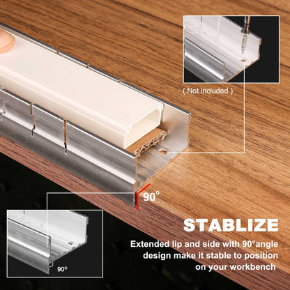 HAUTMEC Mini Hacksaw with Miter Box Set, 6" Hack Saw with Adjustable Cutting Angles & 6 Bi-Metal Blades, Compact Hand Saw for Wood, Metal, Plastic, Crafts, and DIY – HT0262