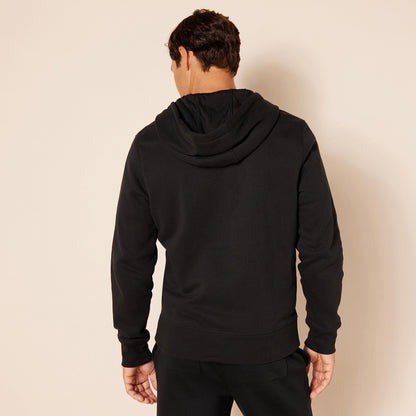 Amazon Essentials Men's Full-Zip Fleece Hoodie (Available in Big & Tall), Black, Small