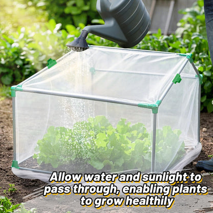 2 Pack 6.5x10ft Garden Netting - Ultra Fine Mesh Plant Covers to Keep Small Animals Pest Out, Bird Barrier Screen for Protecting Vegetables Fruits Flowers Raised Beds (Without Support Pole)