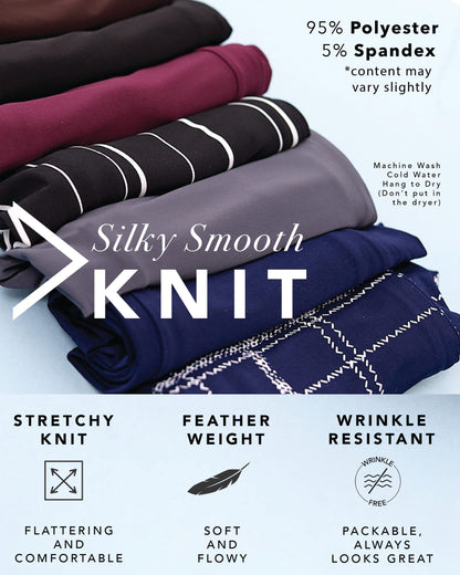 Rekucci Women's Flippy Fit N' Flare Dress with 3/4 Sleeves (6, Burgundy)