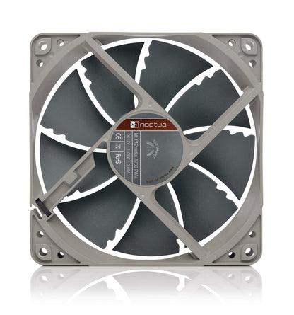 Noctua NF-P12 redux-1700 PWM, High Performance Cooling Fan, 4-Pin, 1700 RPM (120mm, Grey)