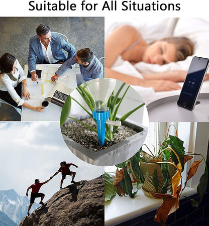 LABOTA 24 Pack Self Watering Spikes for Plant, Outdoor Automatic Plants Waterer, Insert Devices with Adjustable Vavle Switch for Garden Water Planter System Indoor & Outdoor