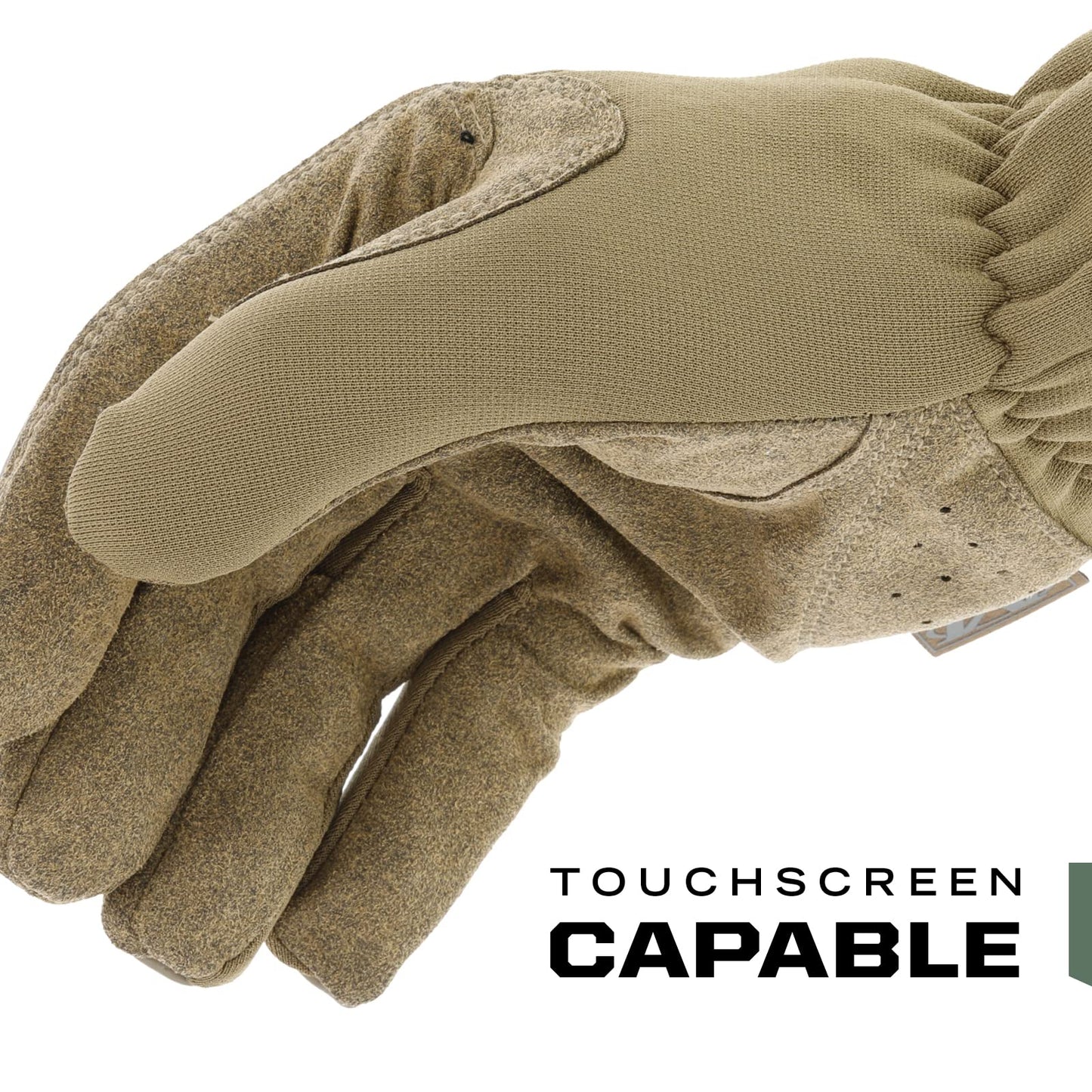 Mechanix Wear FastFit Tactical Gloves - Heavy Duty Lightweight Multipurpose Gloves - Flexible Grip & Reinforced Palm - Touchscreen Capable - Small - Coyote Tan