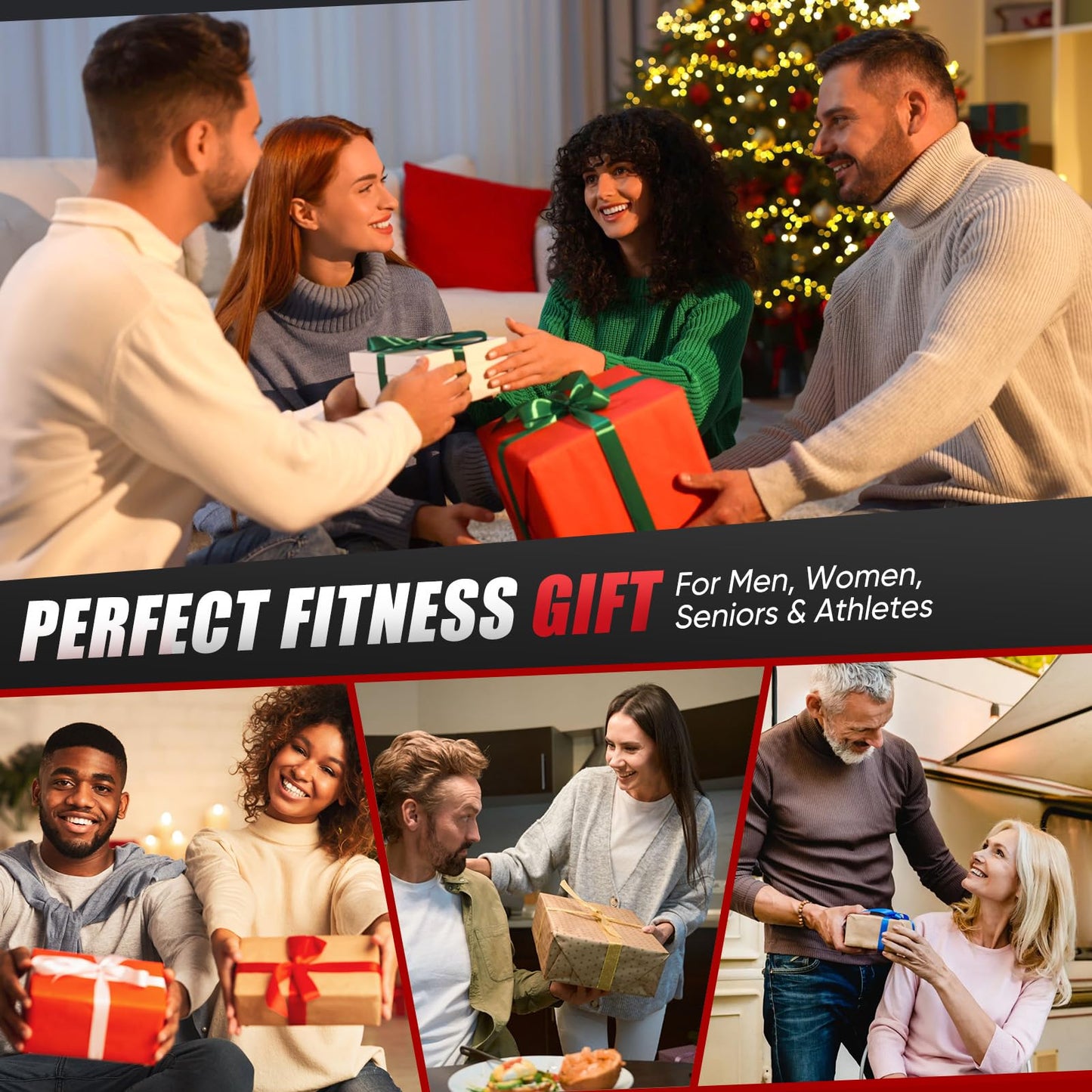 HPYGN Resistance Bands, Exercise Bands for Working Out, Workout Bands Men, Fitness Band with Handle, Door Anchor, Home Gym Equipment for Musle Training, Physical Therapy, Strength Training, Shape Body