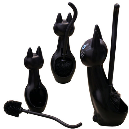 Meiho ME02 Cat Toilet Brush Black