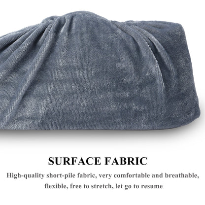 PlasMaller 5 Pairs Non Slip Washable Reusable Shoes Covers For Household Thickened Boots, 5 Colors, XL