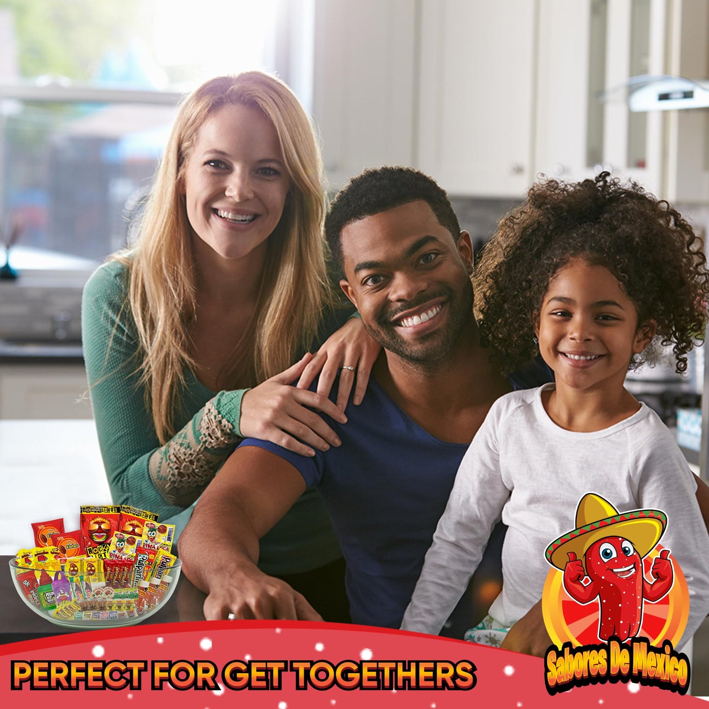 Mexican Candy Variety Pack (50 Count) Dulces Mexicanos, Mexican Snacks, with Vero Lollipops, Lucas Candy, Pulparindo Tamarindo, Mazapan, Spicy Dulce Mexico Assorted Mix, by Sabores de Mexico