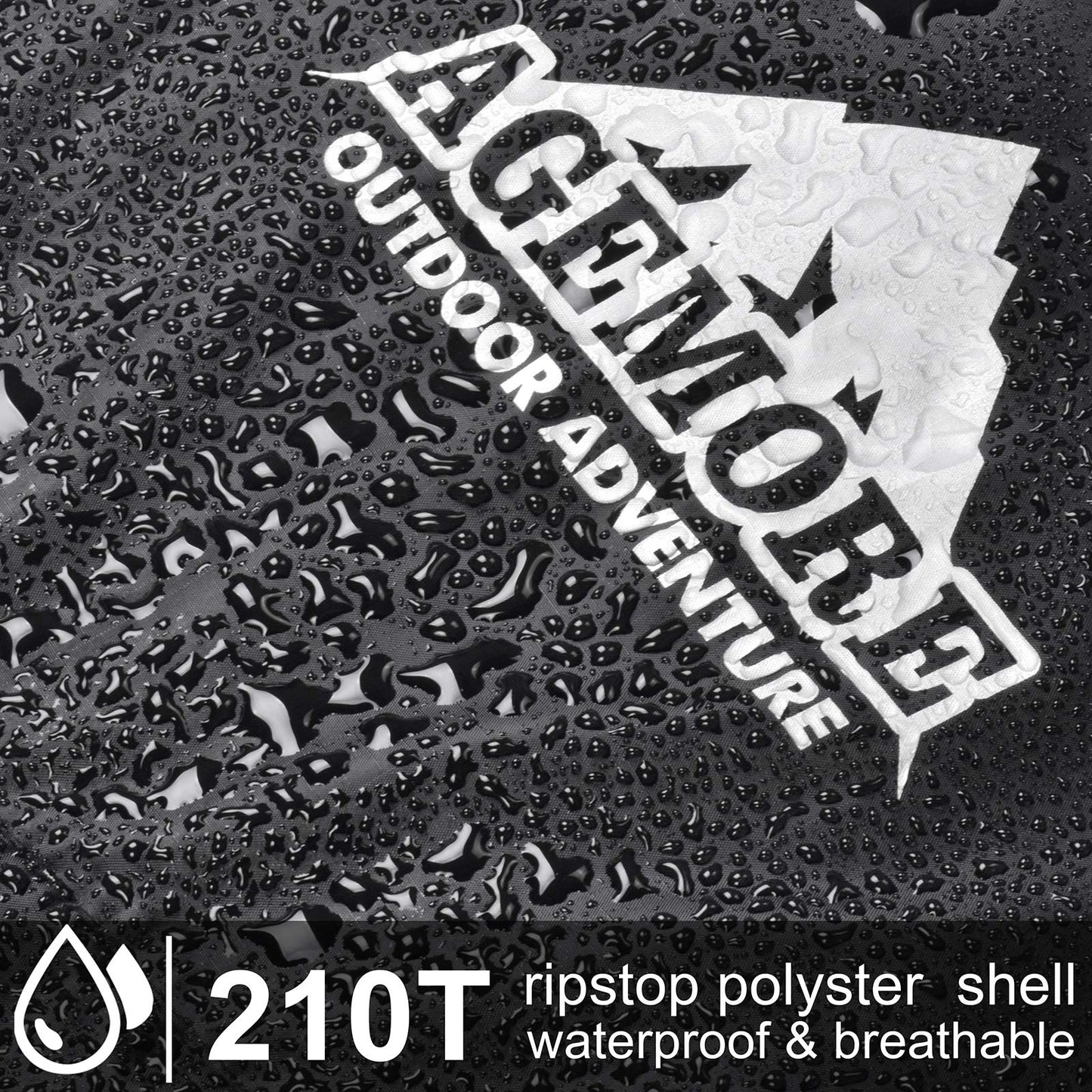 AGEMORE Cotton Flannel Double Sleeping Bag for Camping, Backpacking Or Hiking. Queen Size 2 Person Waterproof Sleeping Bag for Adults Or Teens. Lightweight with Compression Sack