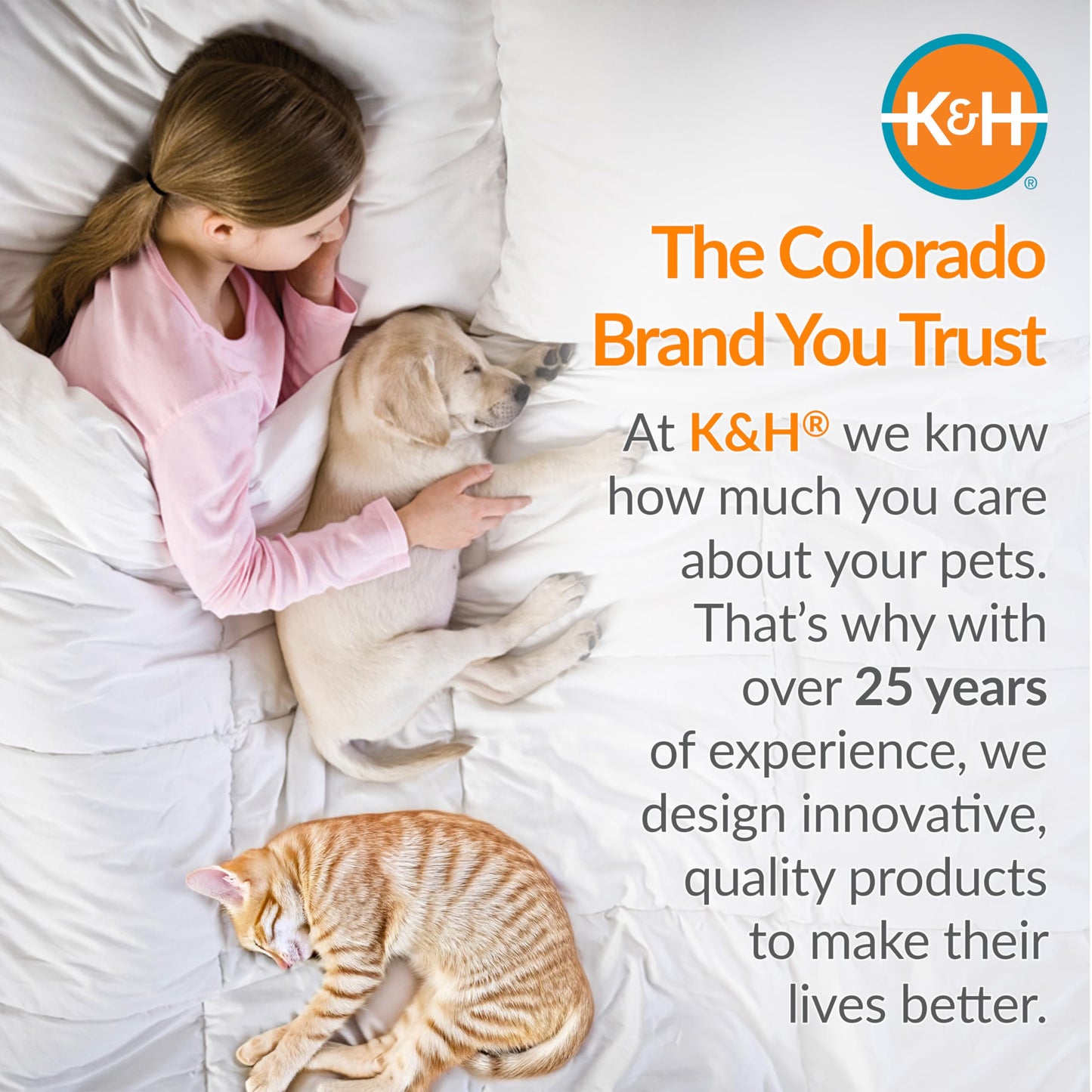 K&H Pet Products Pet Bed Warmer, Turn Any Pet Bed Into a Heated Cat or Dog Bed, Waterproof Indoor Heated Warming Pad Insert, Automatic Temperature, Safety Listed - Large 24.5 X 11.75in Gray