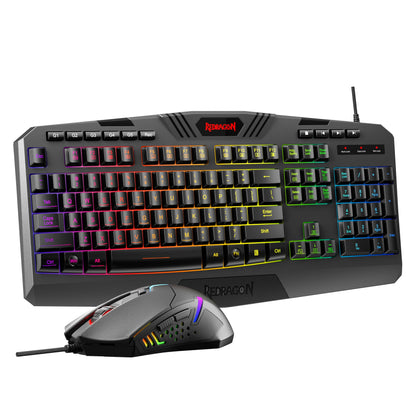 Redragon S101 Gaming Keyboard, M601 Mouse, RGB Backlit Gaming Keyboard, Programmable Backlit Mouse, Value Combo Set [New Version]