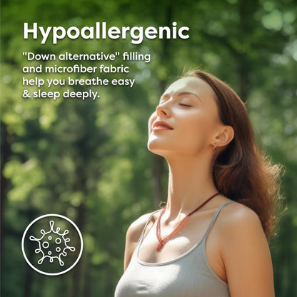 HOSPITOLOGY PRODUCTS Hypoallergenic Mattress Cover- Overstuffed - Deep Pocket - Goose Down Alternative Pillow Top Mattress Topper King - 78" W x 80" L