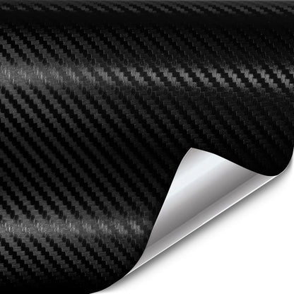 VViViD XPO Black Carbon Fiber Car Wrap Vinyl Roll Featuring Air Release Technology (25ft x 5ft)