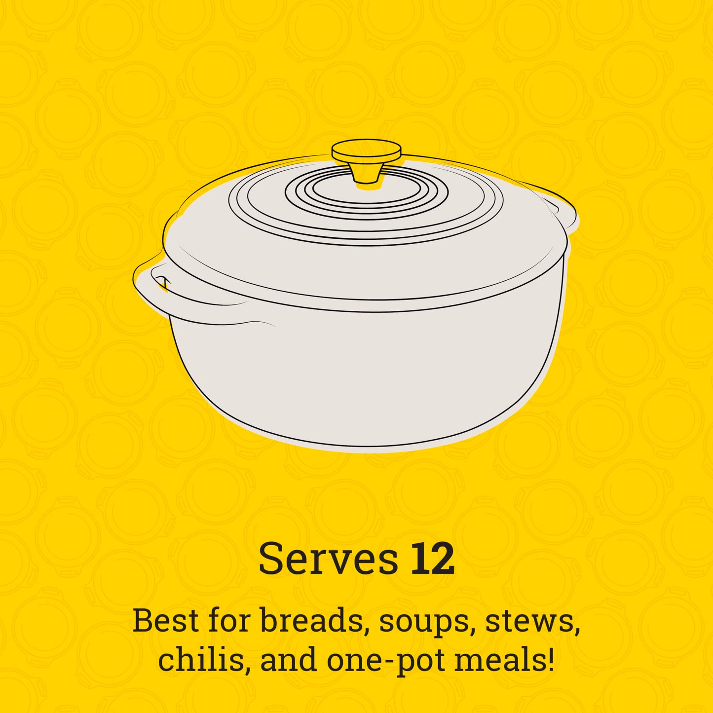 Lodge 6 Quart Enameled Cast Iron Dutch Oven with Lid – Dual Handles, Oven Safe up to 500°F, Stovetop Compatible – Marinate, Cook, Bake, Refrigerate & Serve – Oyster White