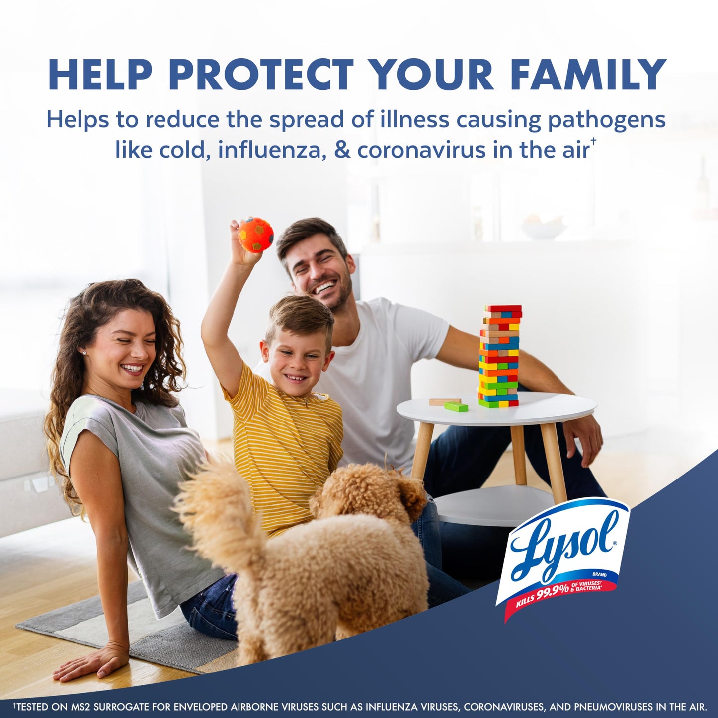 Lysol Air Sanitizer Spray with Odor Eliminator for Home & Office, Sanitizing Spray, Air Freshener Alternative, White Linen Scent, 10 oz (Pack of 3)