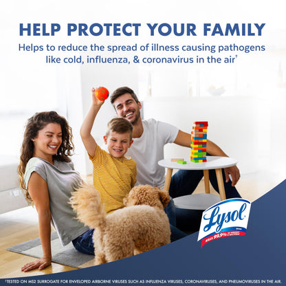 Lysol Air Sanitizer Spray with Odor Eliminator for Home & Office, Sanitizing Spray, Air Freshener Alternative, White Linen Scent, 10 oz (Pack of 3)