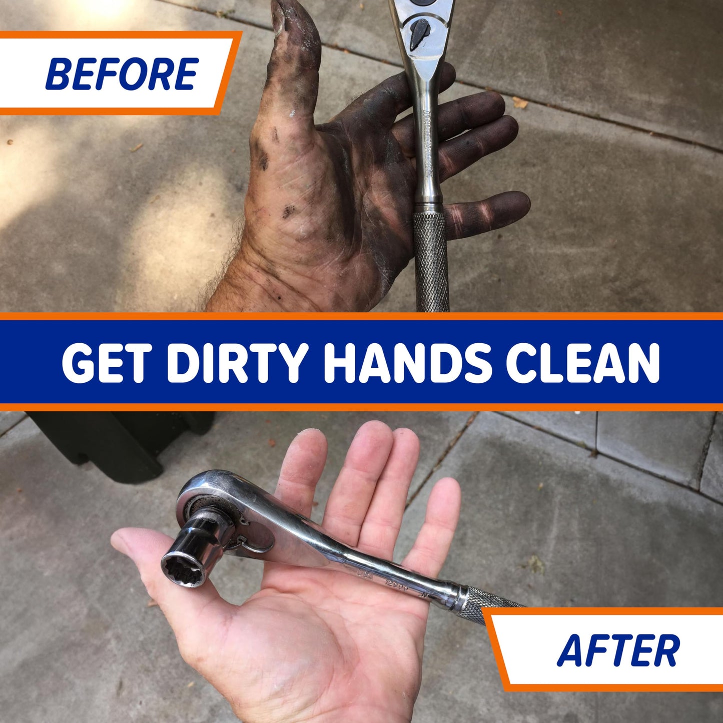 M/A Wonder Scrub - Industrial Strength Mechanic Hand Cleaner - All Natural Walnut Shell Soap - Tough on Grease, Dirt, Oil, and Paint (400 ml bottle)