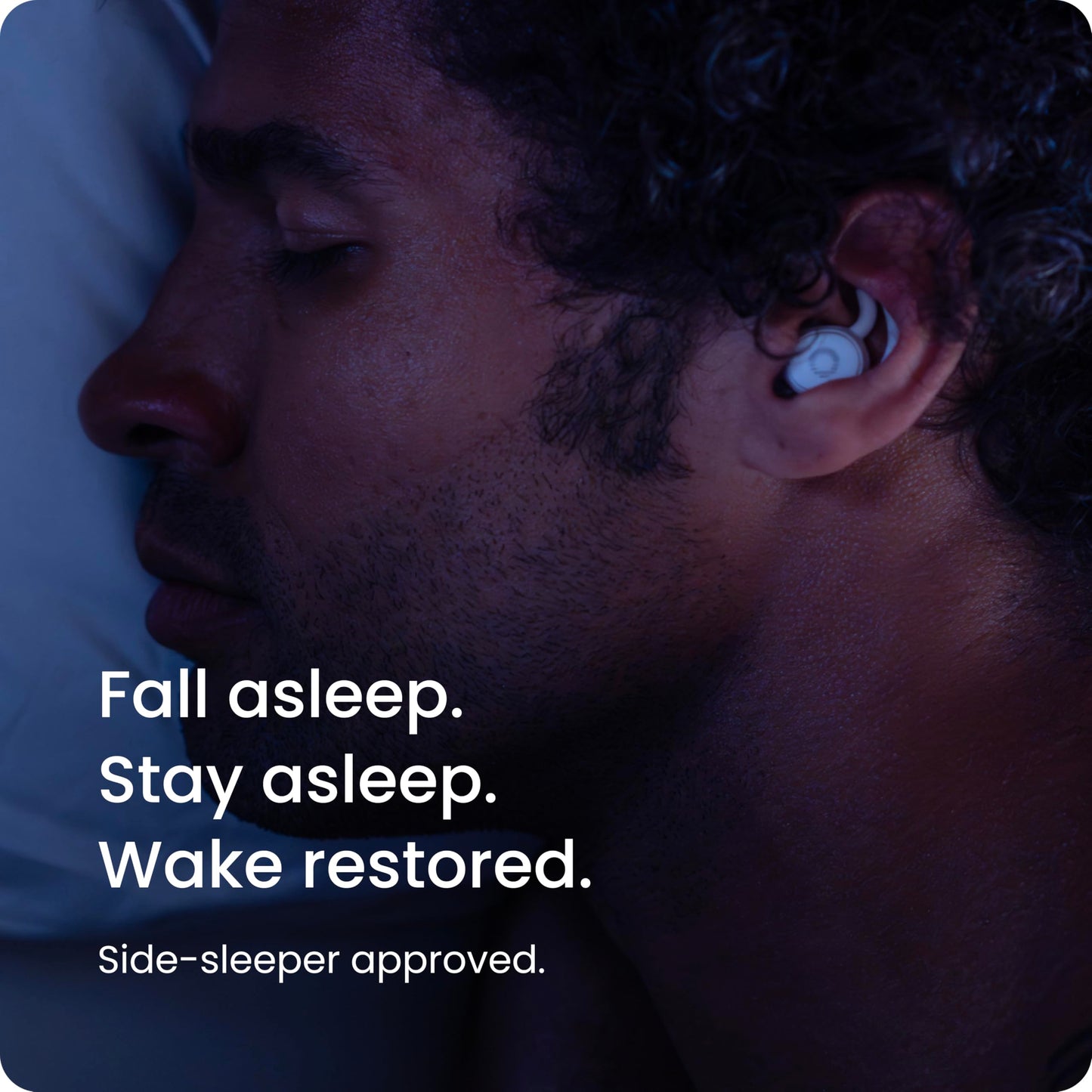 Ozlo Sleepbuds® | Comfortable Side Sleeper Headphones | Up to 10 Hours of Bluetooth LE Streaming | Science-Backed Sleep Sounds | Snore Blocking Comfortable Earbuds