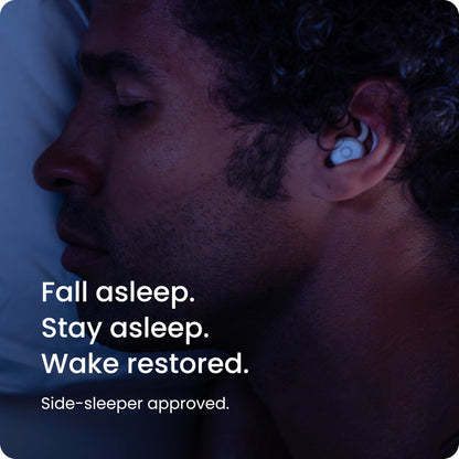 Ozlo Sleepbuds® | Comfortable Side Sleeper Headphones | Up to 10 Hours of Bluetooth LE Streaming | Science-Backed Sleep Sounds | Snore Blocking Comfortable Earbuds