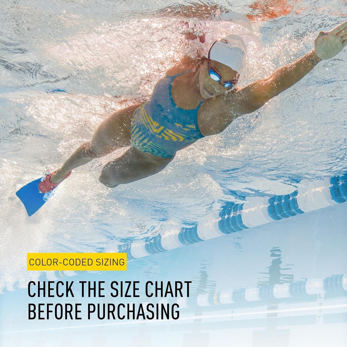 FINIS Long Floating Fins , Red/Black, S (US Male 3-5 / US Female 4-6) (1.05.037.04)