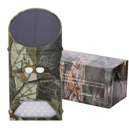 LILBEES Solar Powered Hog Feeder Light-Motion-Activated for Hogs,Deer,Pig Feeding and Yard Varmint Guarding-Campact Camouflage Green Lights Design for Outdoor Night Hunting for Games(G300) 2-Pack