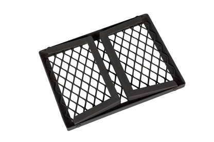 Amazon Basics Heavy-Duty Portable Camping Grill Grate for Campfire Cooking, Black